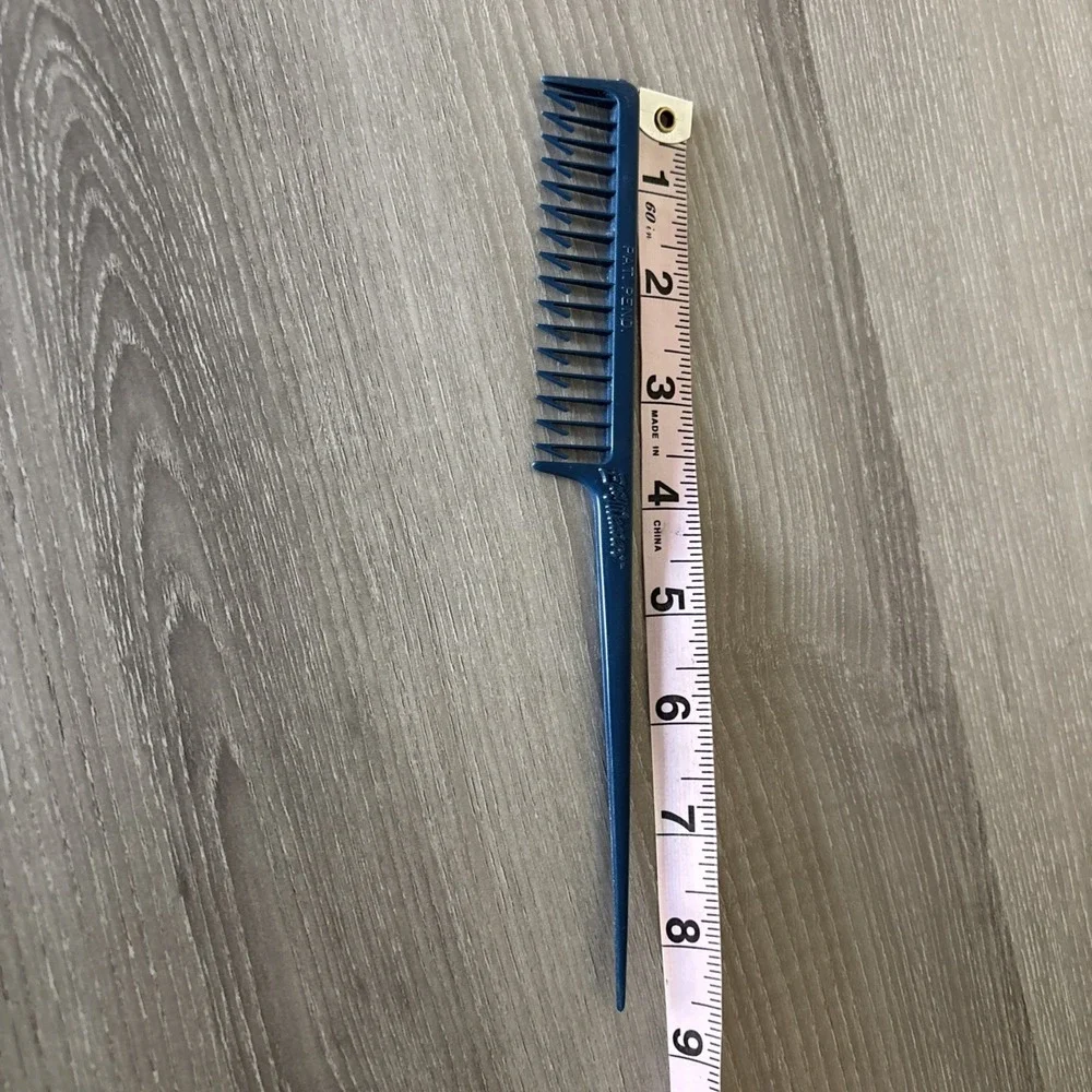 Vintage Easy Weavers Professional Weaving‎ Blue Plastic Salon Comb 90's Styling